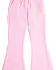 CALÇA MOLETOM S LOGO (ROSA)