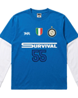 MANGA LONGA DUPLA SURVIVAL INTER (AZUL/BRANCA)