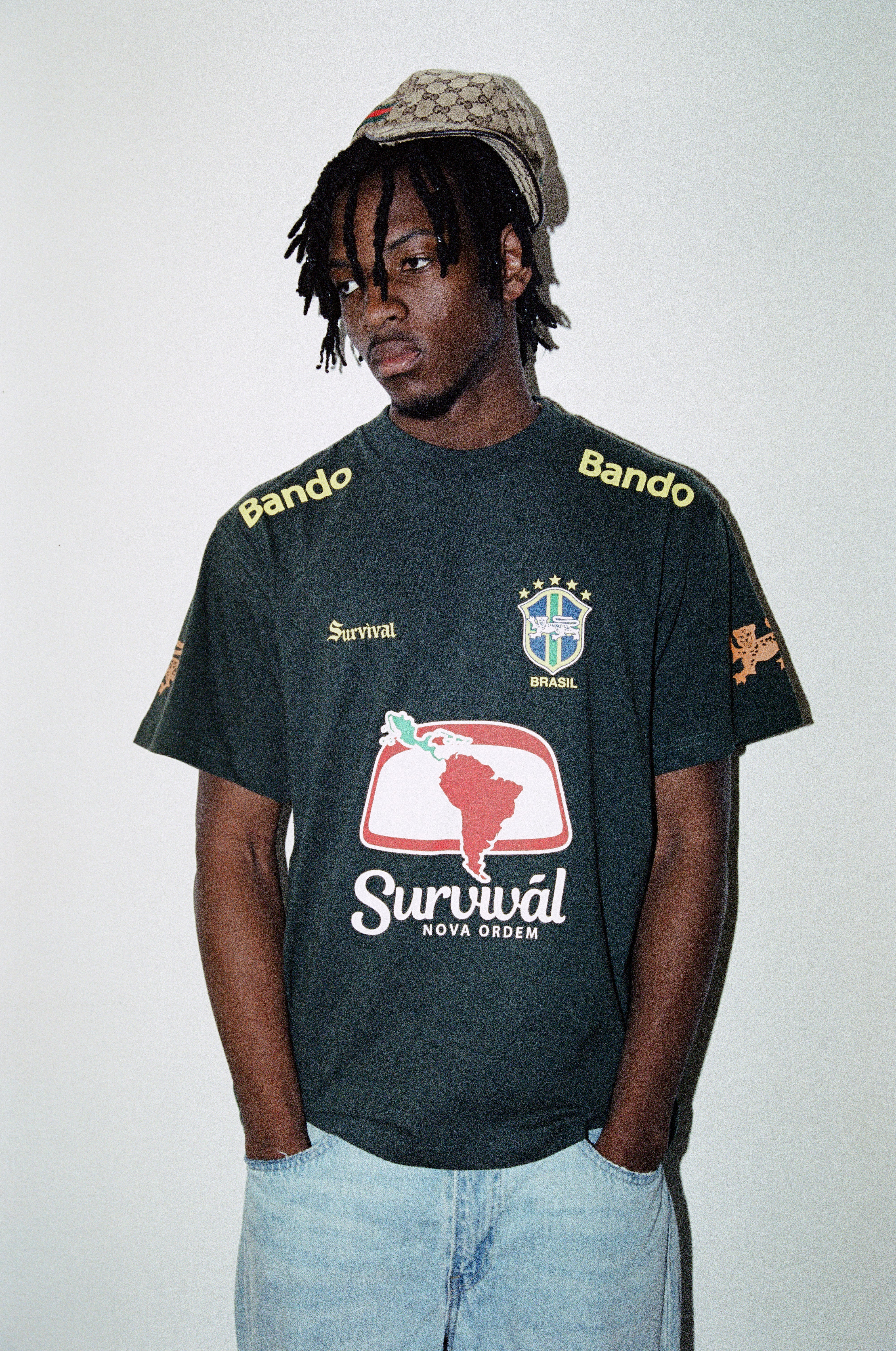 CAMISETA SURVIVAL SELEÇÃO [VERDE MILITAR]