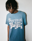CAMISETA SURVIVAL RELAX LOGO [AZUL]