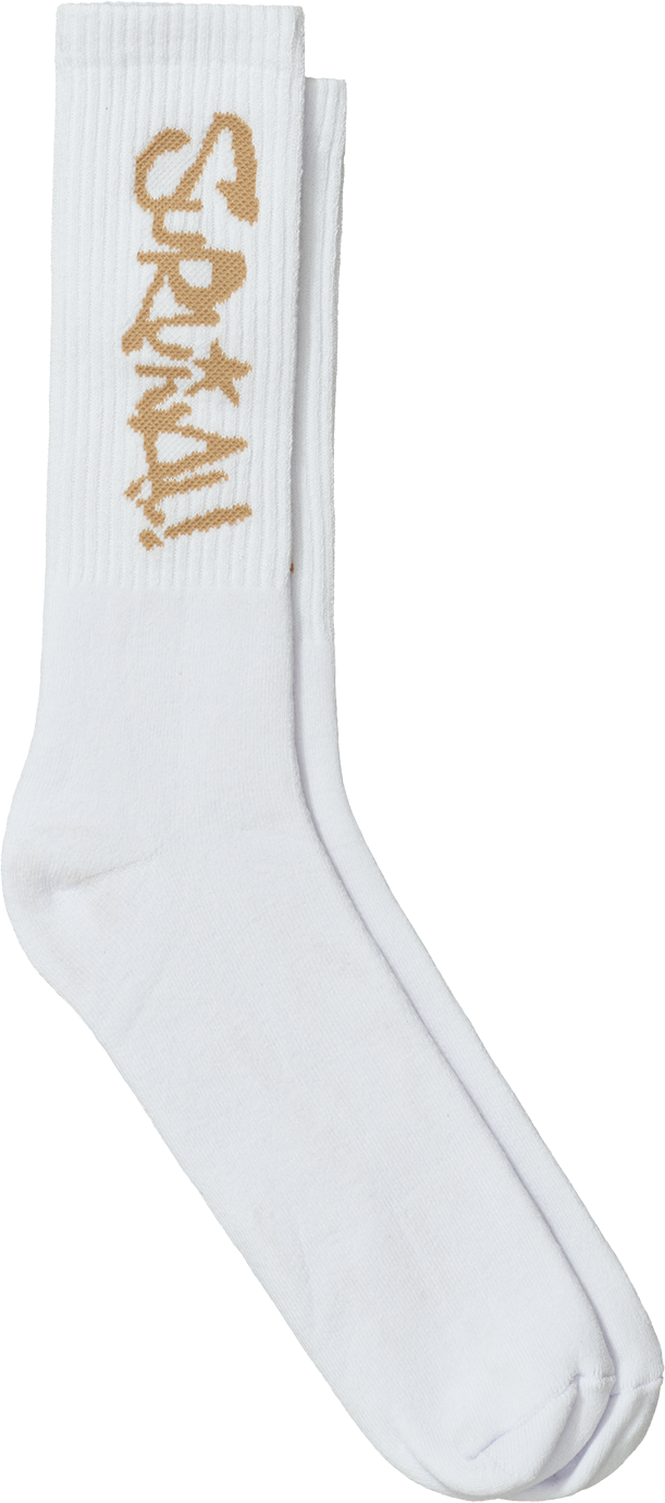 MEIA SPRAY LOGO [FERRUGEM]