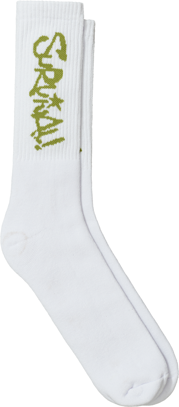 MEIA SPRAY LOGO [VERDE]