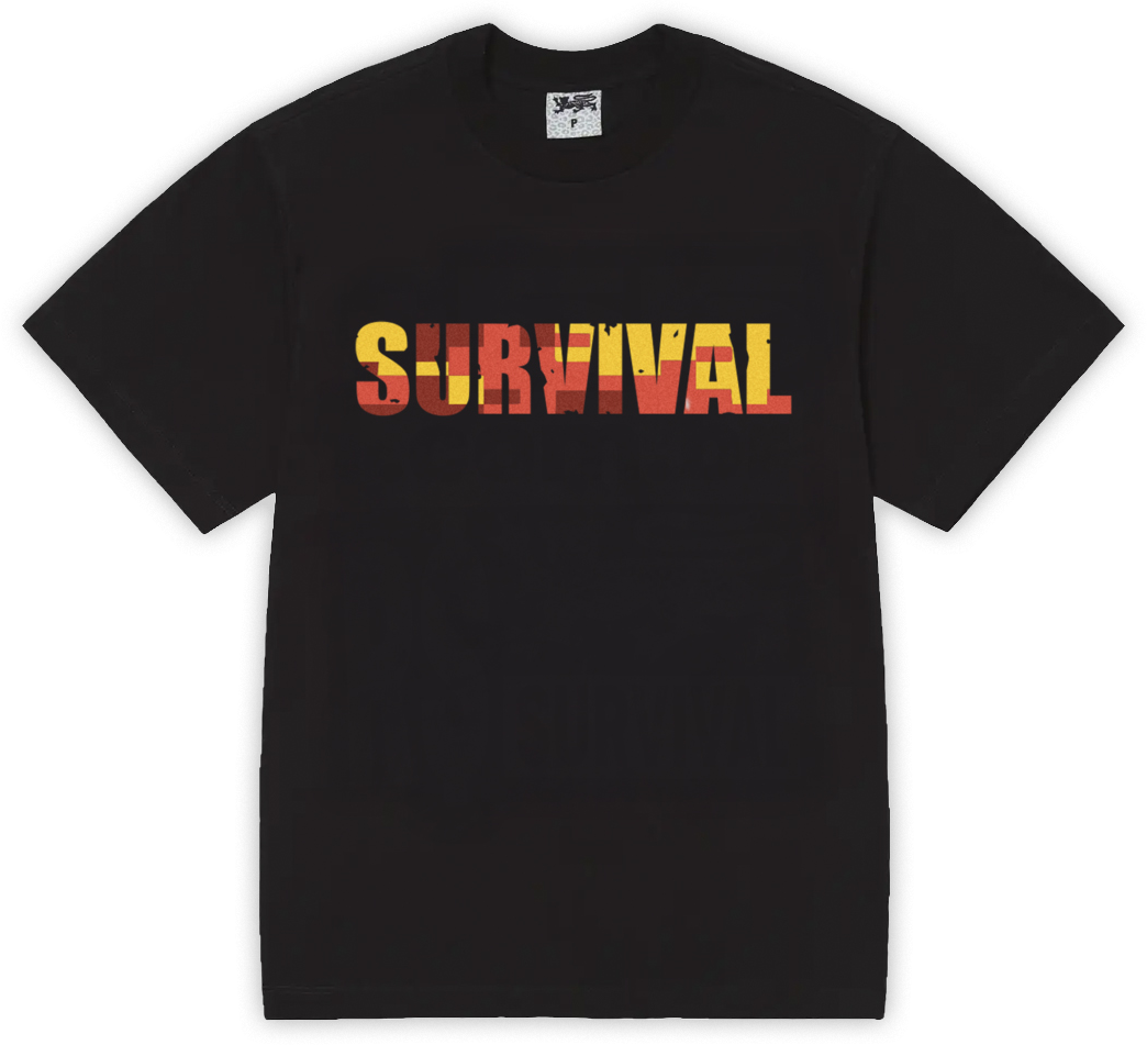 SURVIVAL LOGO CAMO [LARANJA]